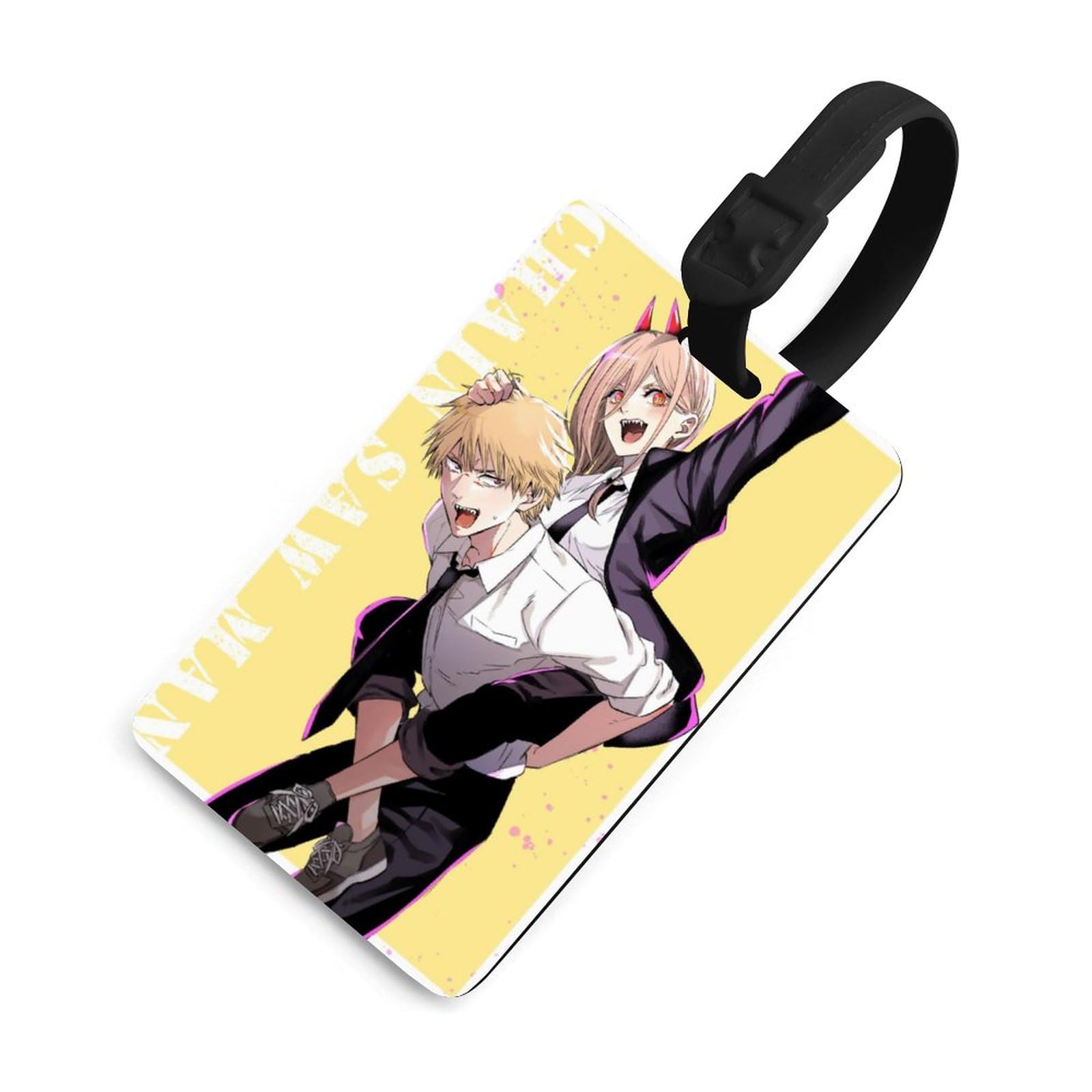 Amazon.co.jp: チェンソーマン ネームタグ アニメ 荷物タグ 便利グッズ